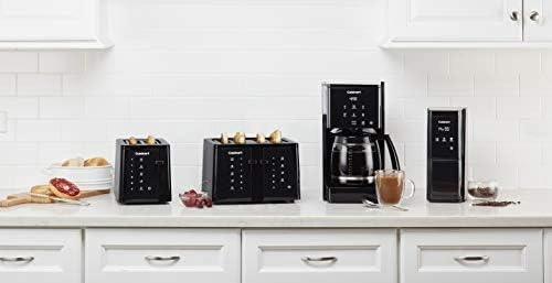Cuisinart DCC-T20 14-Cup Programmable Coffeemaker Touchscreen, Black