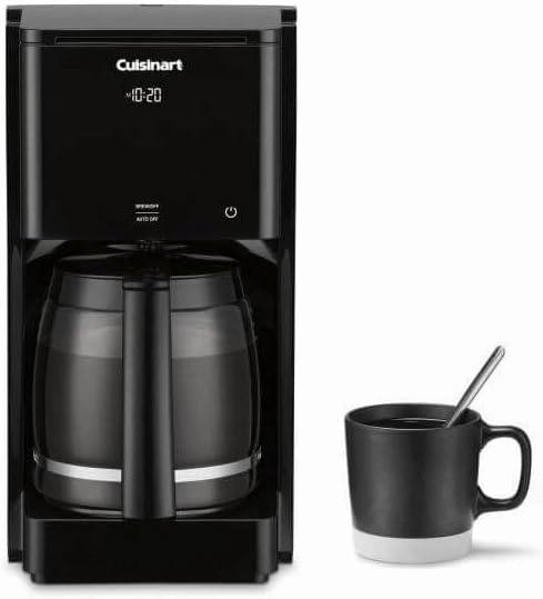 Cuisinart DCC-T20 14-Cup Programmable Coffeemaker Touchscreen, Black