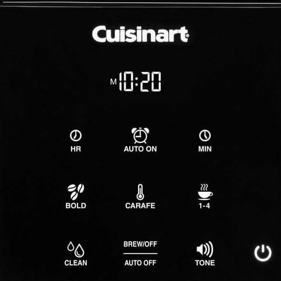 Cuisinart DCC-T20 14-Cup Programmable Coffeemaker Touchscreen, Black