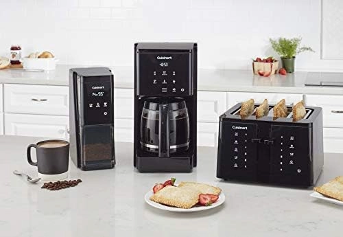 Cuisinart DCC-T20 14-Cup Programmable Coffeemaker Touchscreen, Black