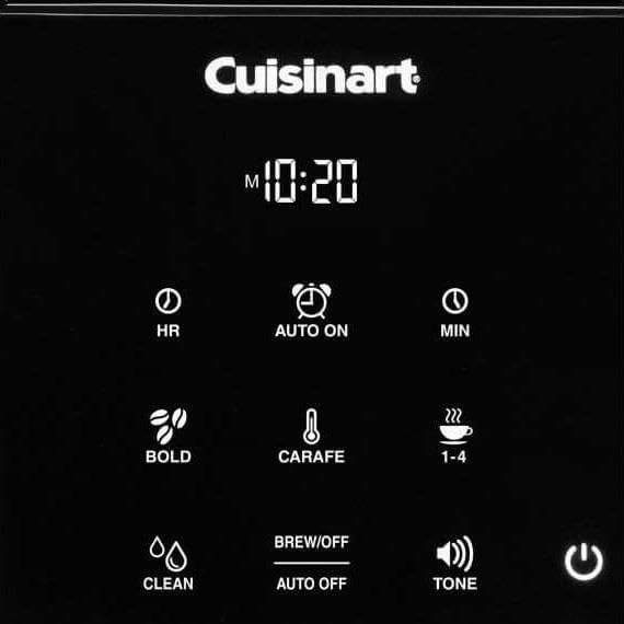 Cuisinart DCC-T20 14-Cup Programmable Coffeemaker Touchscreen, Black,Recertified