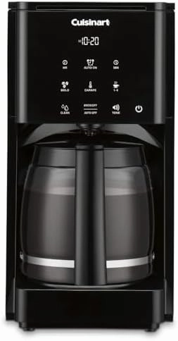 Cuisinart DCC-T20 14-Cup Programmable Coffeemaker Touchscreen, Black,Recertified