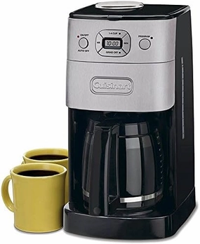 Cuisinart DGB-625BCFR Grind & Brew 12 Cup Automatic Coffeemaker (Renewed), Black