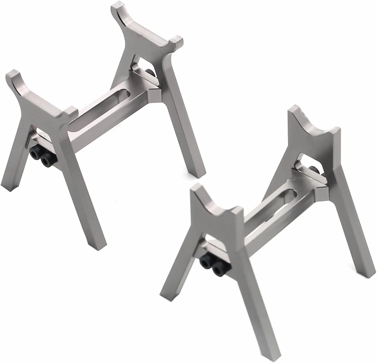 DAGIJIRD Mini Jack Stands Aluminum Alloy Jack Stands for TRX4M SCX24 FCX24 RC Car 1/24 1/18 RC Accessories
