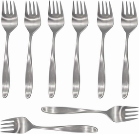 Design 2 / Design II 18/8 Stainless Steel Salad Fork (Set of Eight)