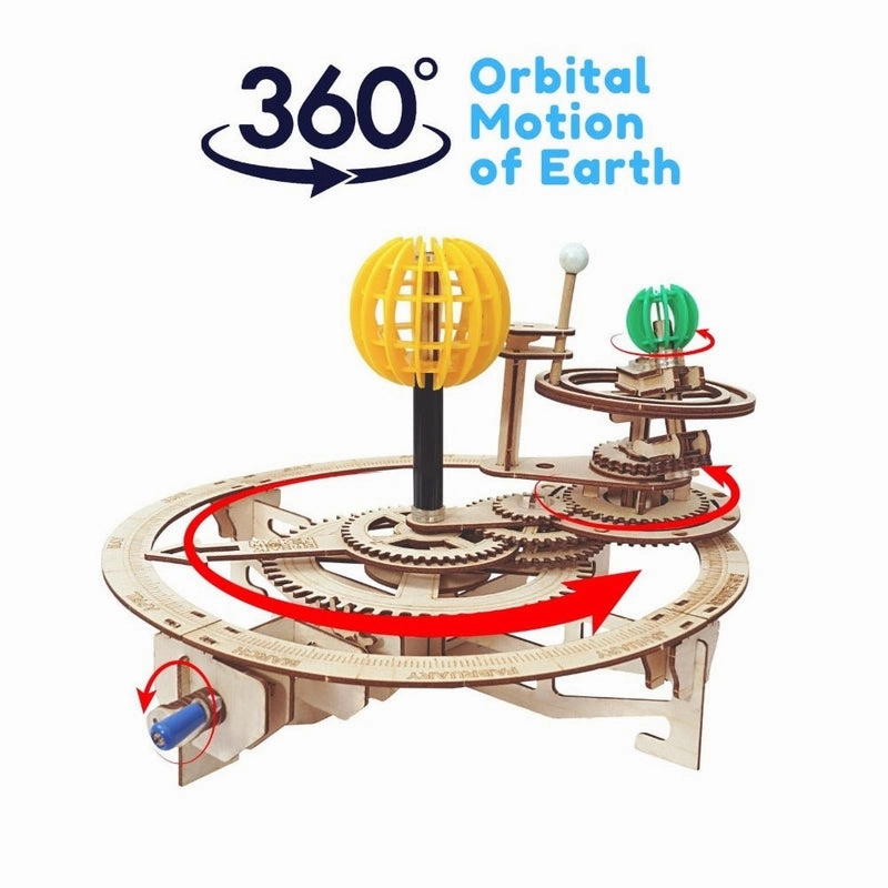 DIY STEM Educational Tellurion Orrery Construction Kit (12-17 Years)