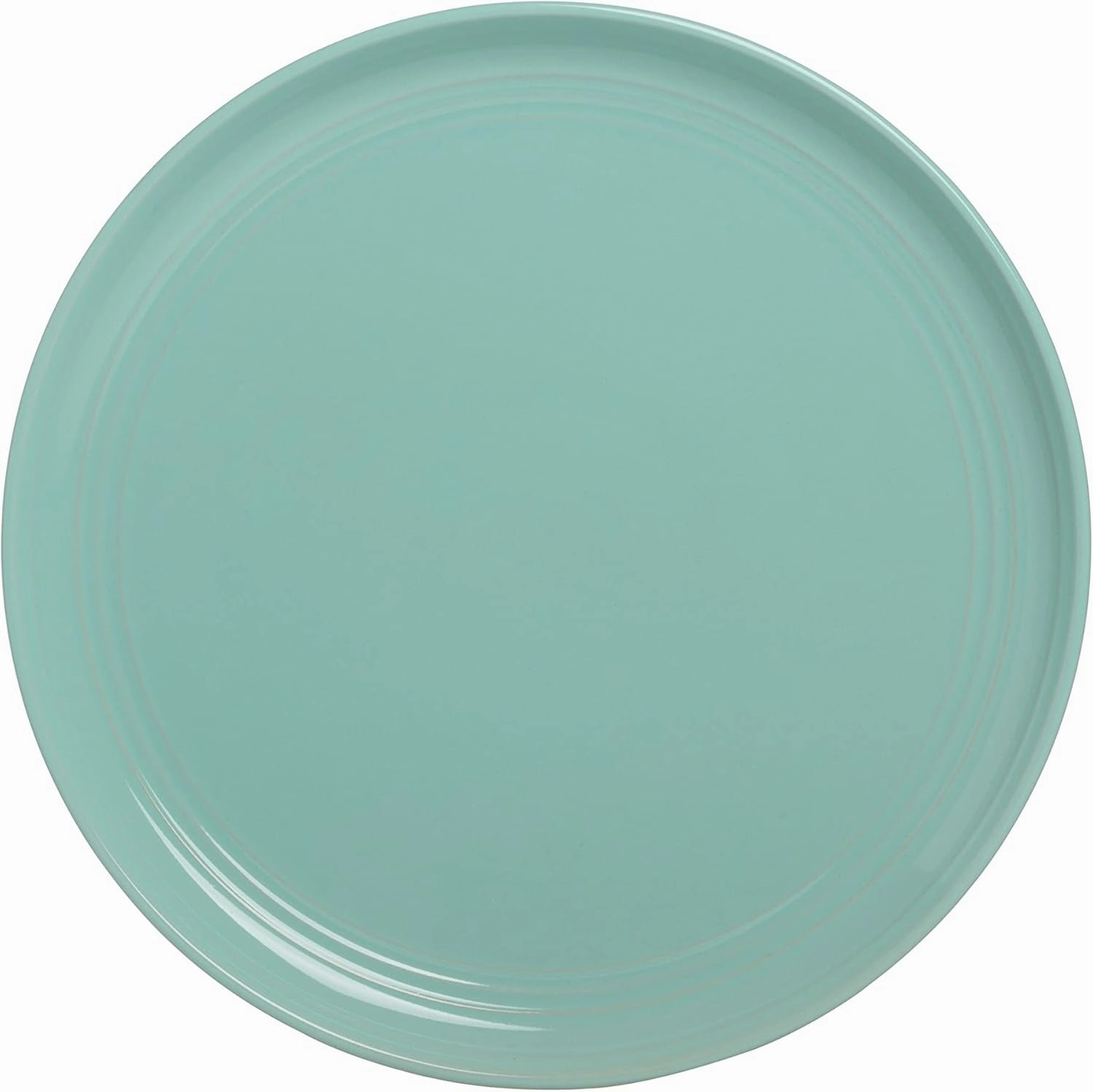 Double Line 8.25" Salad Plate, Set of 6, Seafoam