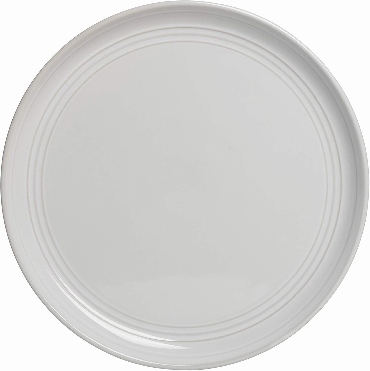 Double Line 8.25" Salad Plate, Set of 6, White