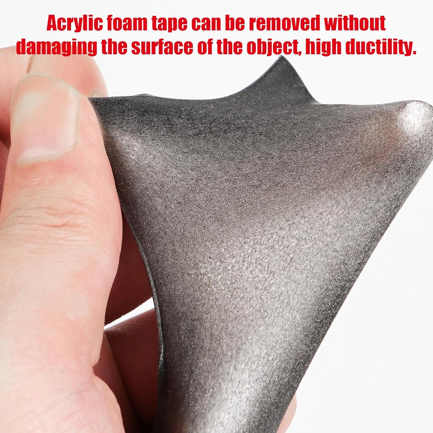 Double Sided Tape Heavy Duty, Waterproof Mounting Foam Tape, 16.5ft Length, 1.38in Width, High Temperature Resistant Adhesive Tape for Car, LED Strip Light, Office Decor, Made of 3M VHB Tape.