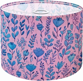 Drum Lamp Shades Tiny meadow flowers seamless for summer dress textile print Lamp Shade for Floor Lamps Table Lamps Pendant Light 11"x8.9" Linen Replacement Large Lampshades