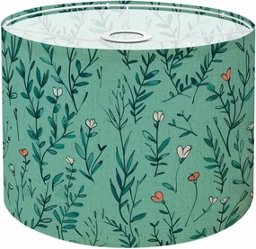 Drum Lamp Shades Tiny meadow flowers seamless for summer dress textile print Lamp Shade for Floor Lamps Table Lamps Pendant Light 11"x8.9" Linen Replacement Large Lampshades