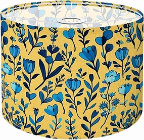 Drum Lamp Shades Tiny meadow flowers seamless for summer dress textile print Lamp Shade for Floor Lamps Table Lamps Pendant Light 11"x8.9" Linen Replacement Large Lampshades