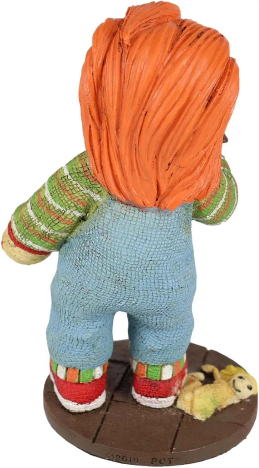 Ebros Day of The Dead Pinheadz Monster with Voodoo Stitches Figurine Halloween Collectible Toy Fantasy Mythical Beings Undead Apocalypse Horror (Buddi Child's Play Chucky)