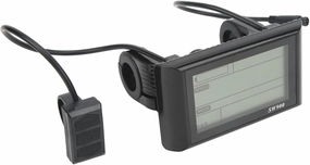 Electric LCD Display Meter, 24V 36V 48V 60V Computer with Connector, Multifunctional LCD Display Control Panel for Electric Scooter, Electric Modification