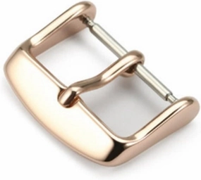 Electroplate Metal Stainless Steel Wristband Button 12 14 16 18 20 22mm Universal Watch Buckle Accessory Clasp(22mm Rose Gold)