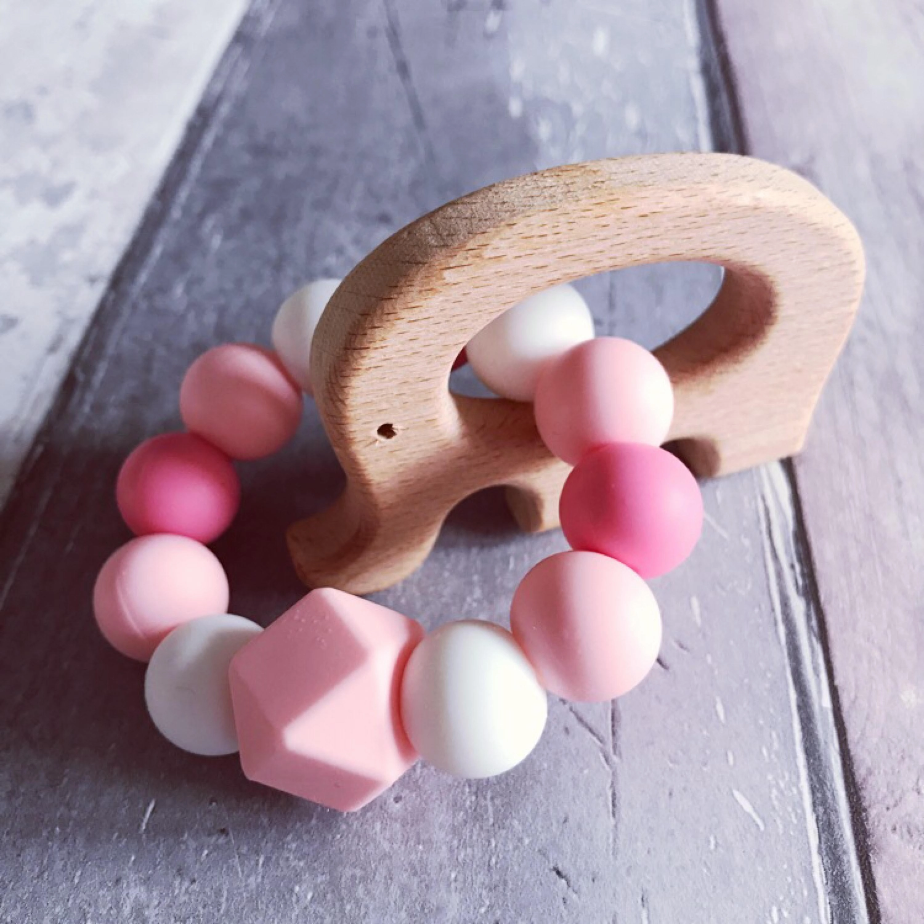 Elephant Mini Ring - Pink