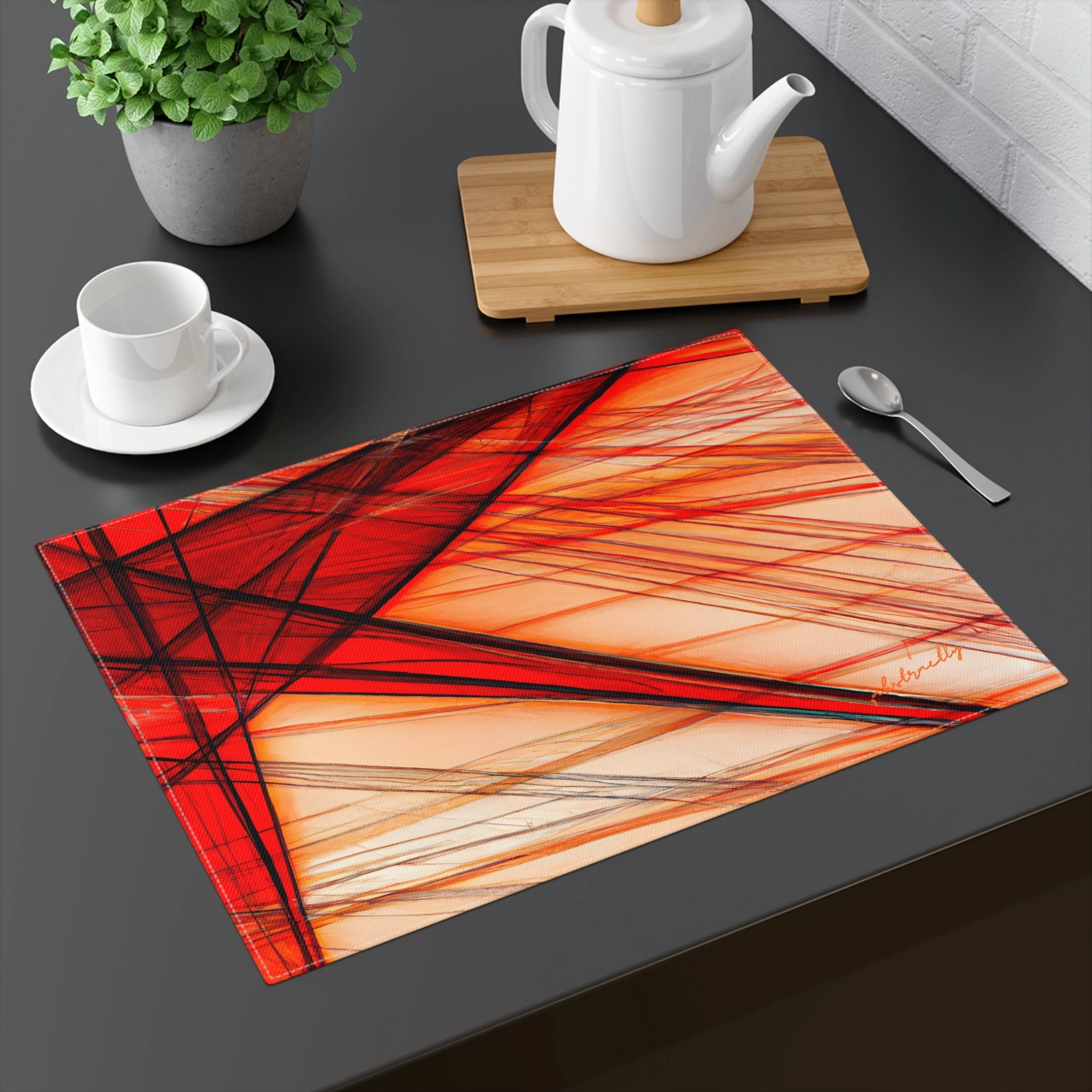 Ellis Rothman - Magnetic Force, Abstractly - Placemat