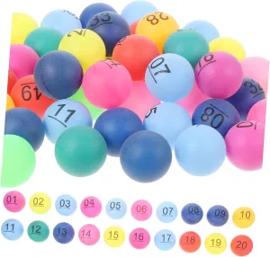 Entertainment Balls Numbered Pong Raffle Balls for Home Game Nights Events
