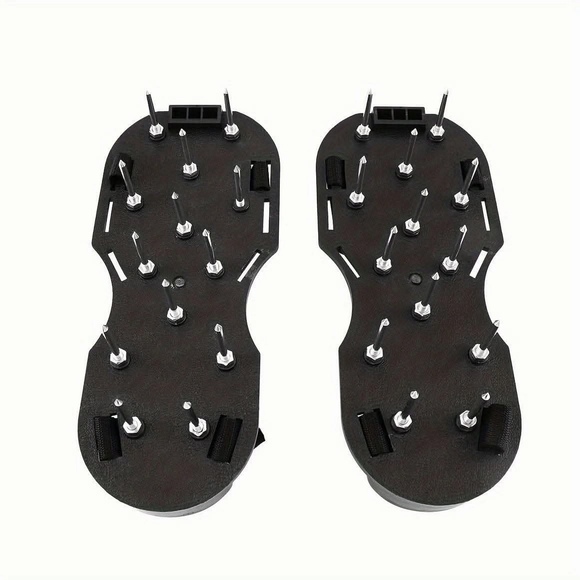Epoxy Floor Spike Shoes - Durable Coating Boots with 11 Steel Spikes