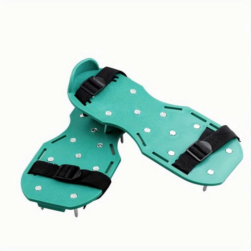 Epoxy Floor Spike Shoes - Durable Coating Boots with 11 Steel Spikes
