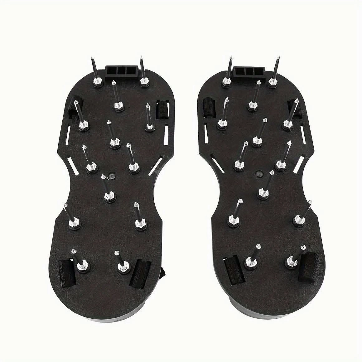 Epoxy Floor Spike Shoes - Durable Coating Boots with 11 Steel Spikes
