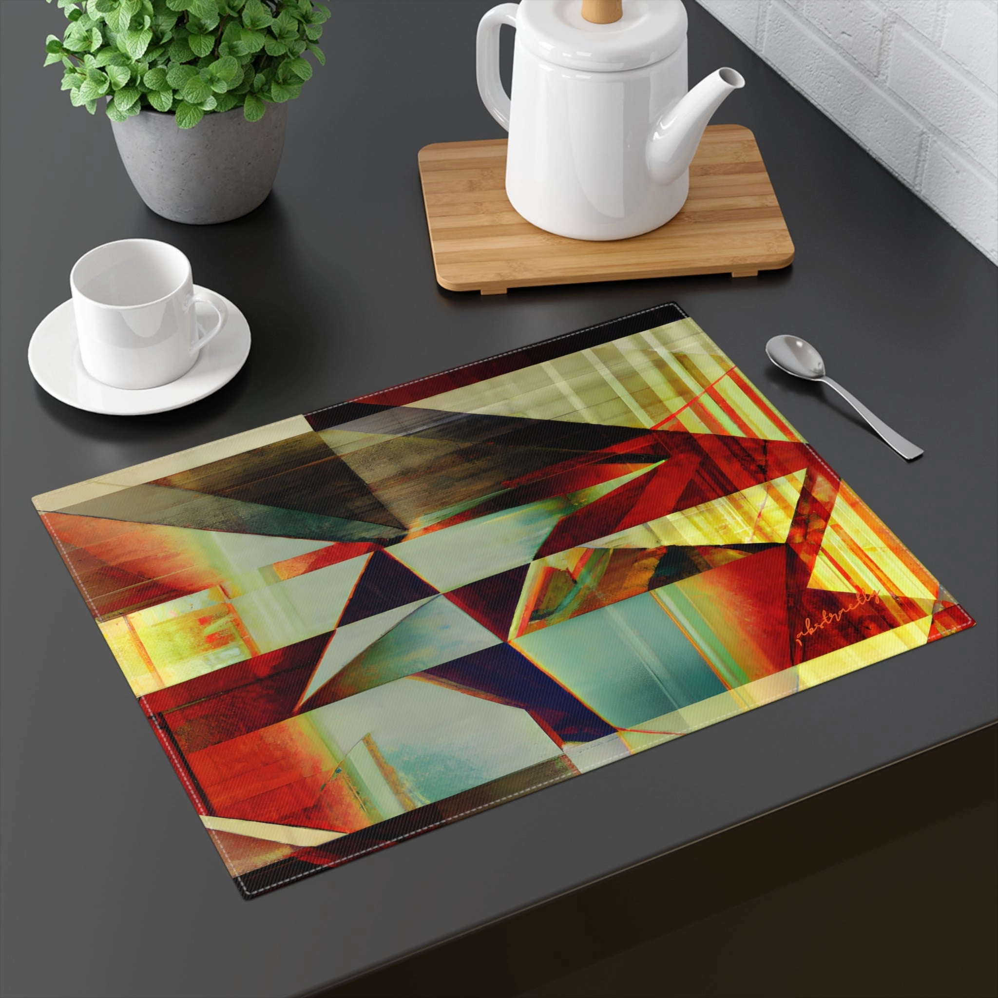Eugene Bronson - Tension Force, Abstractly - Placemat