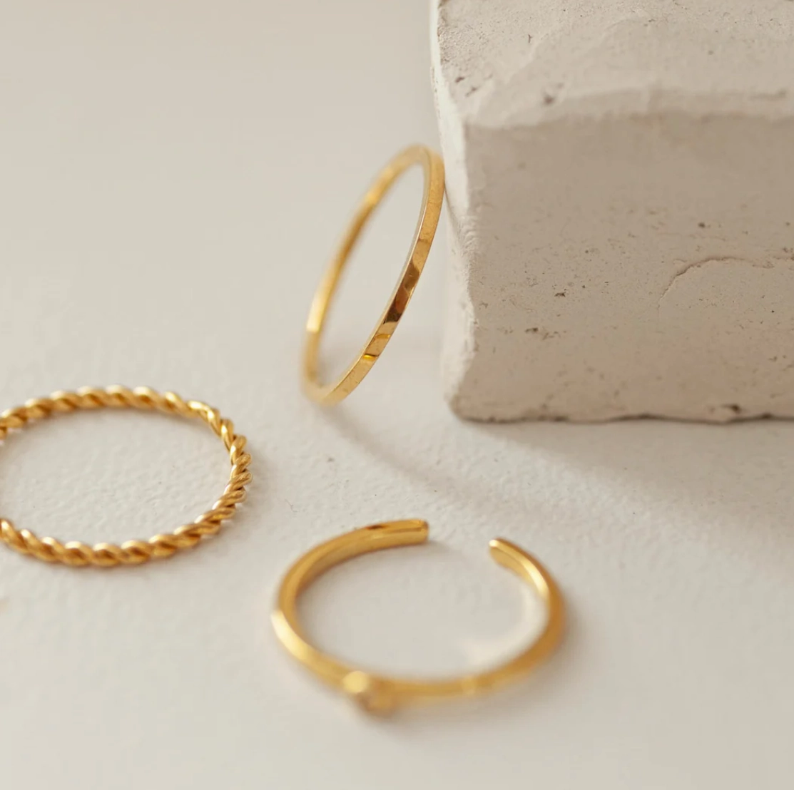 Evi - Simple Sleek Ring Stainless Steel
