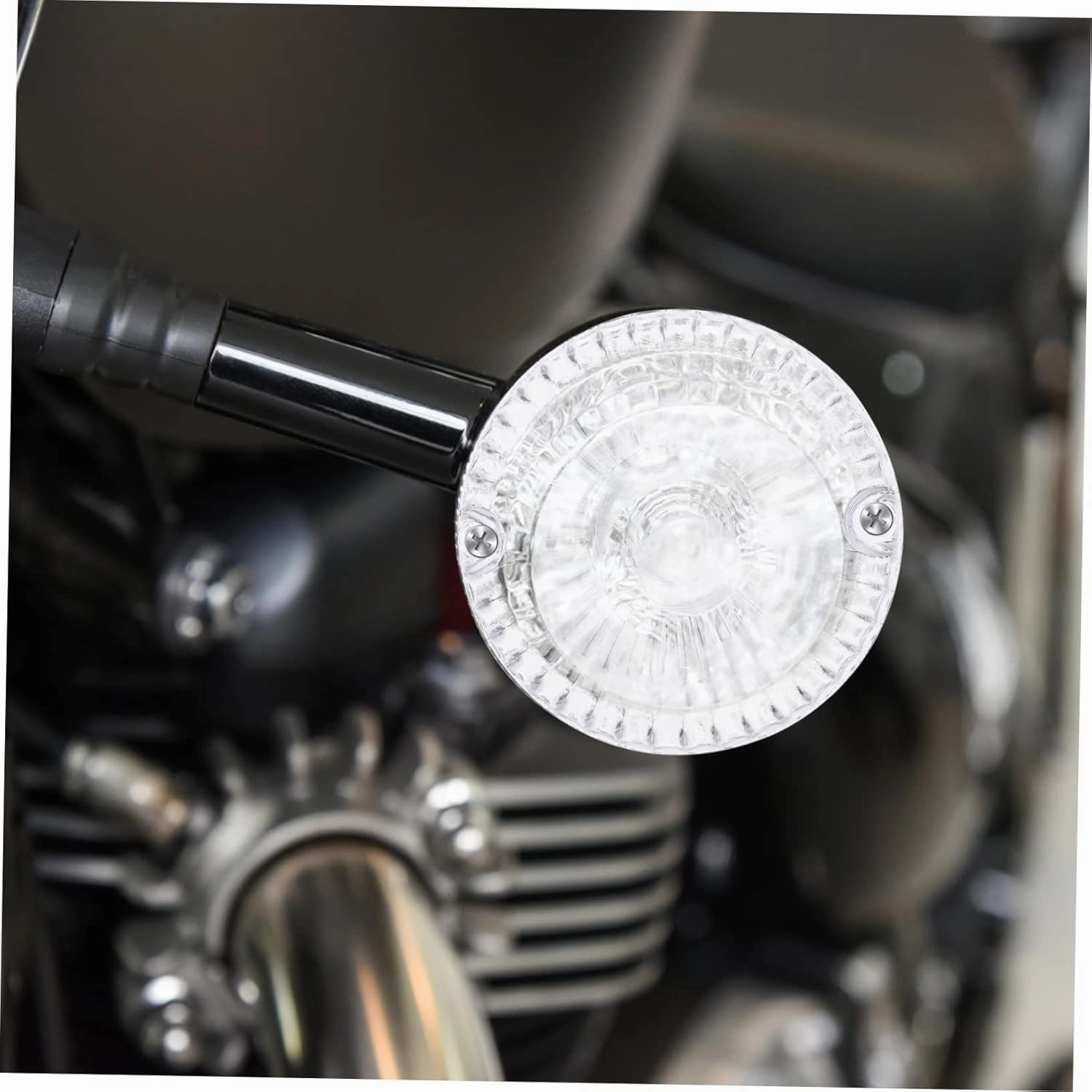 FAVOMOTO 5sets Motorcycle Light Accessories Turn Signal Lense Protector Smoke Cover for Led Turn Signal Lights 2pcs*5