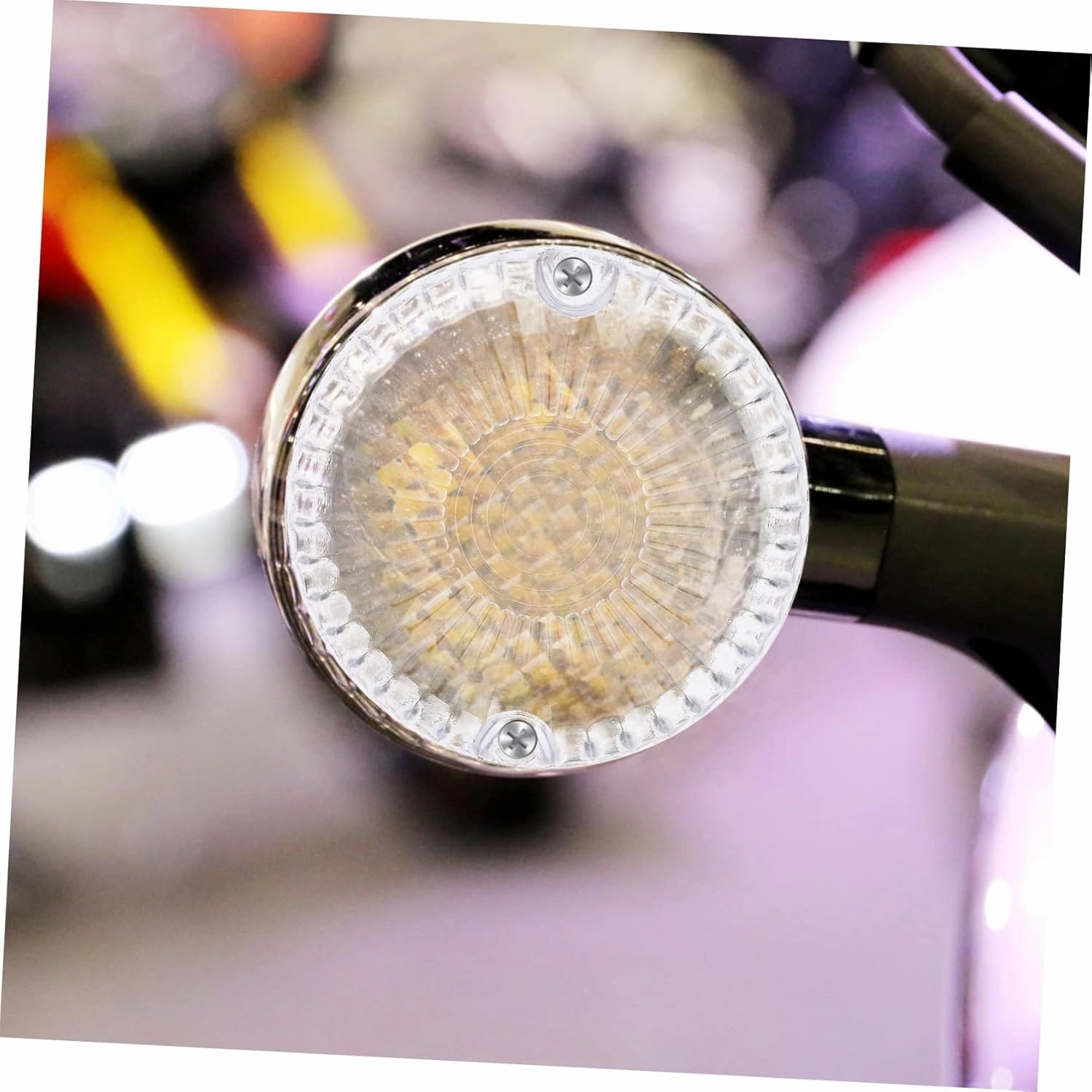 FAVOMOTO 5sets Motorcycle Light Accessories Turn Signal Lense Protector Smoke Cover for Led Turn Signal Lights 2pcs*5