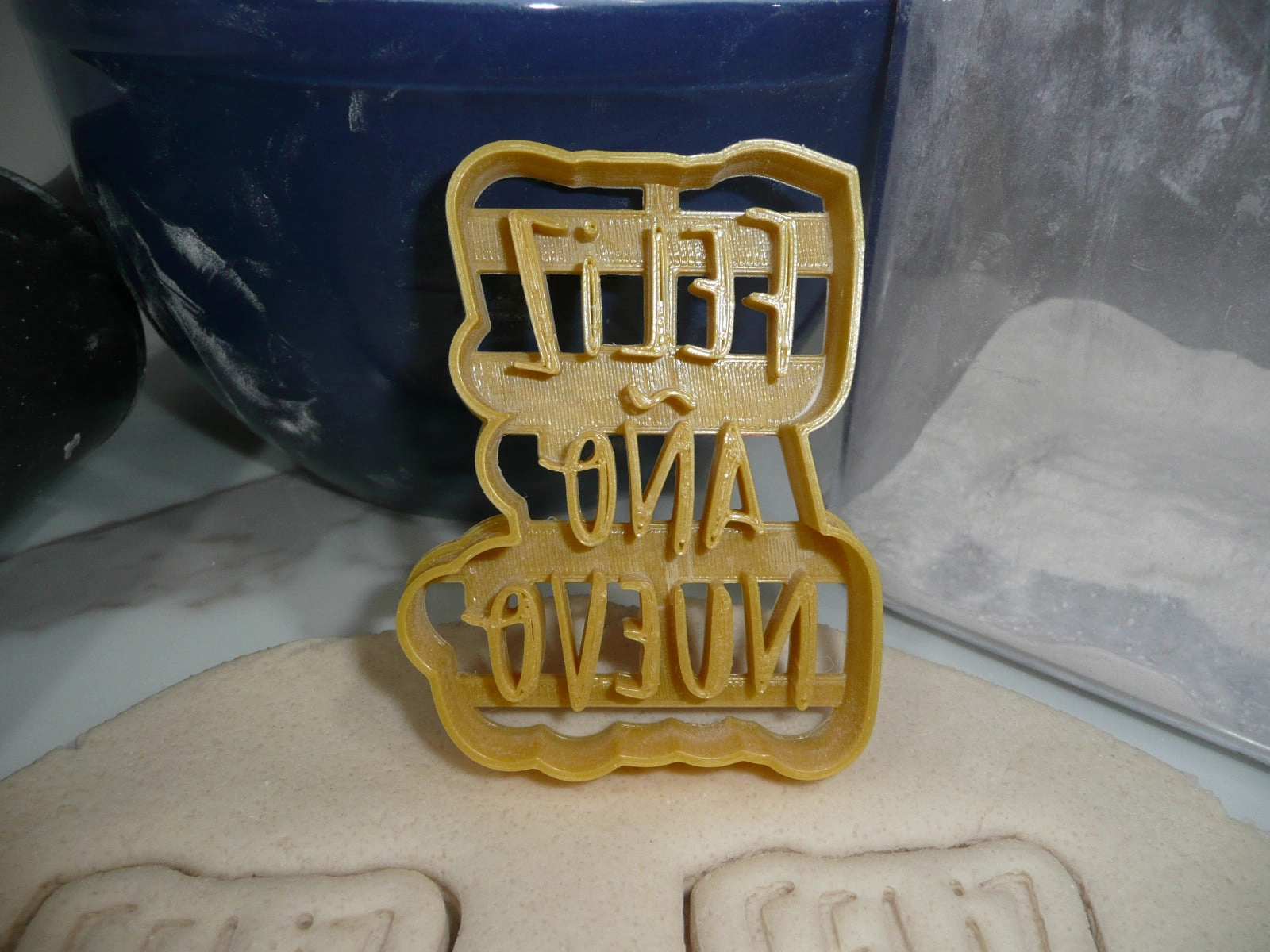 Feliz Ano Nuevo Happy New Year Cookie Cutter Made In USA PR5335