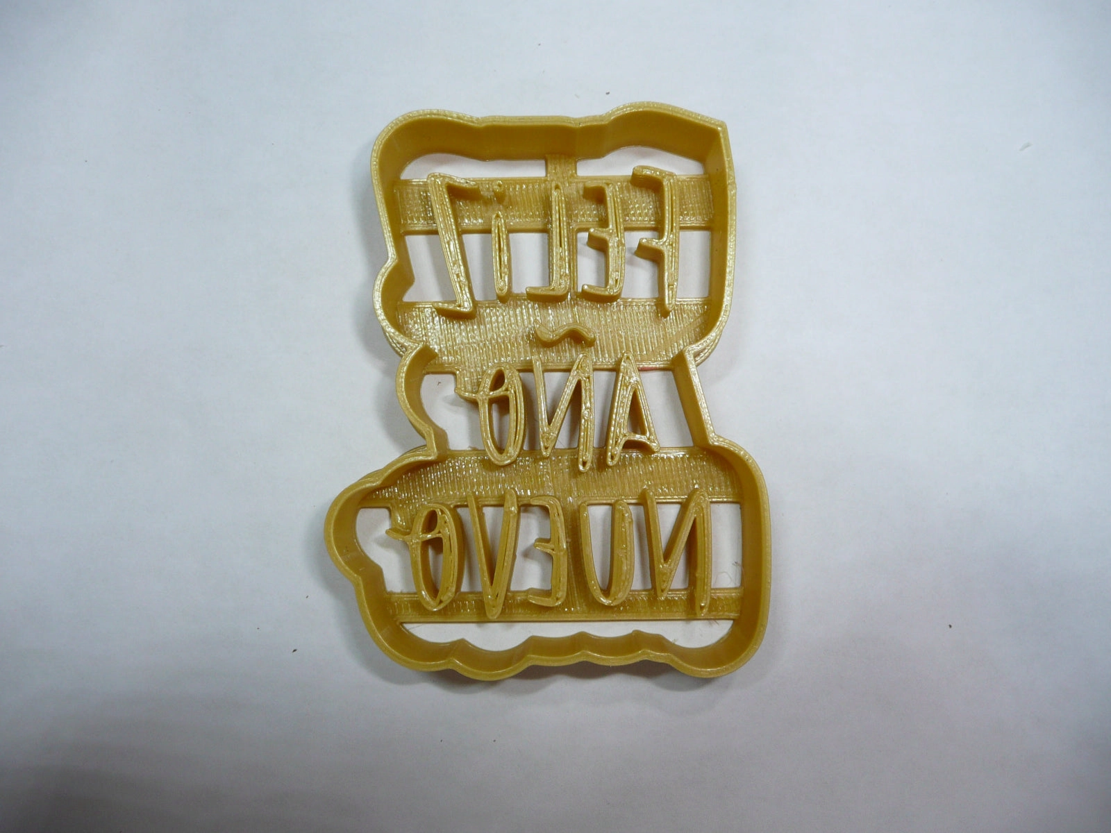 Feliz Ano Nuevo Happy New Year Cookie Cutter Made In USA PR5335