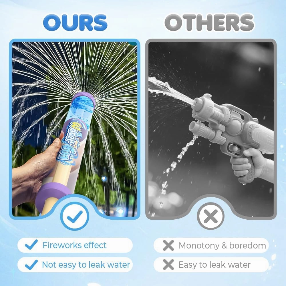 Fireworks Water Spray, Firework Water Spray Stick for Pool Parties, Festivals, Concerts, Proposals, and Outdoor Fun(Mix-4PC)