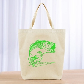 Fishing Tote Bag - green
