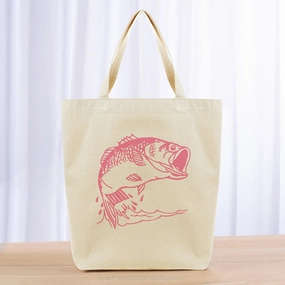 Fishing Tote Bag - pink