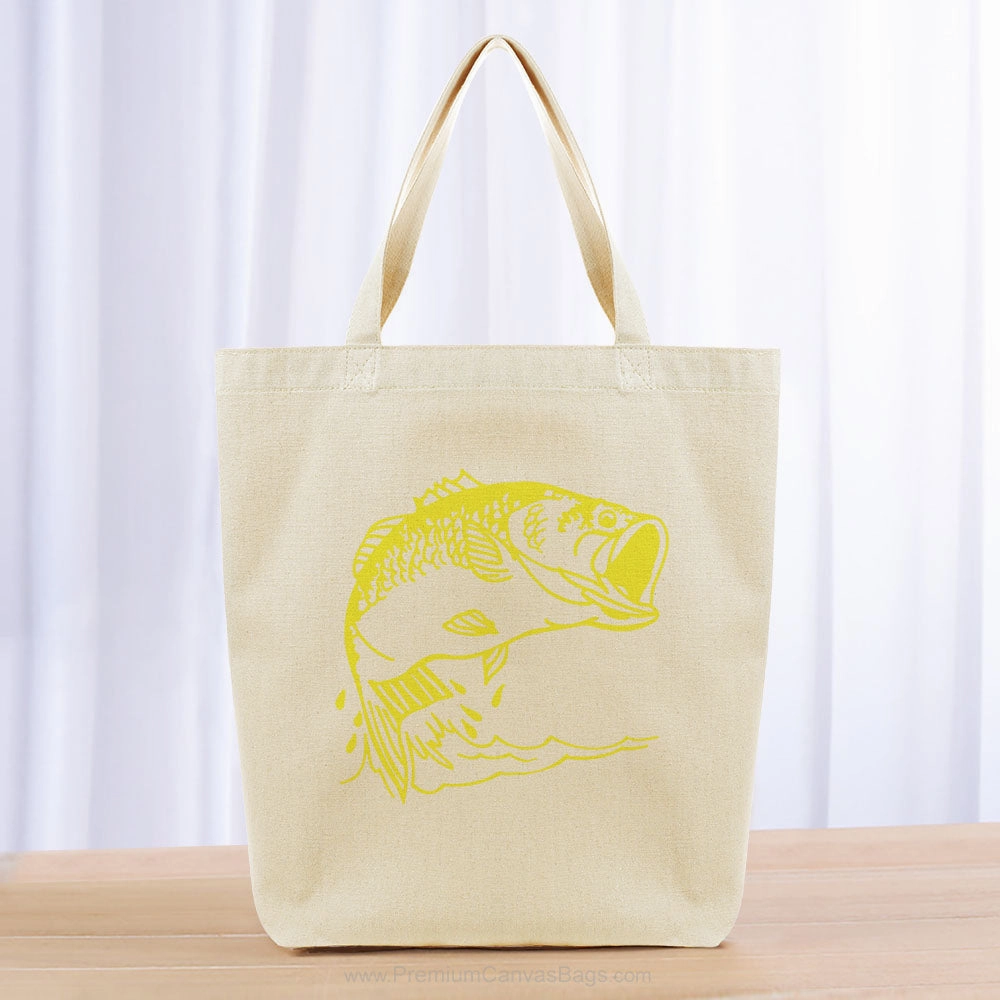 Fishing Tote Bag - yellow