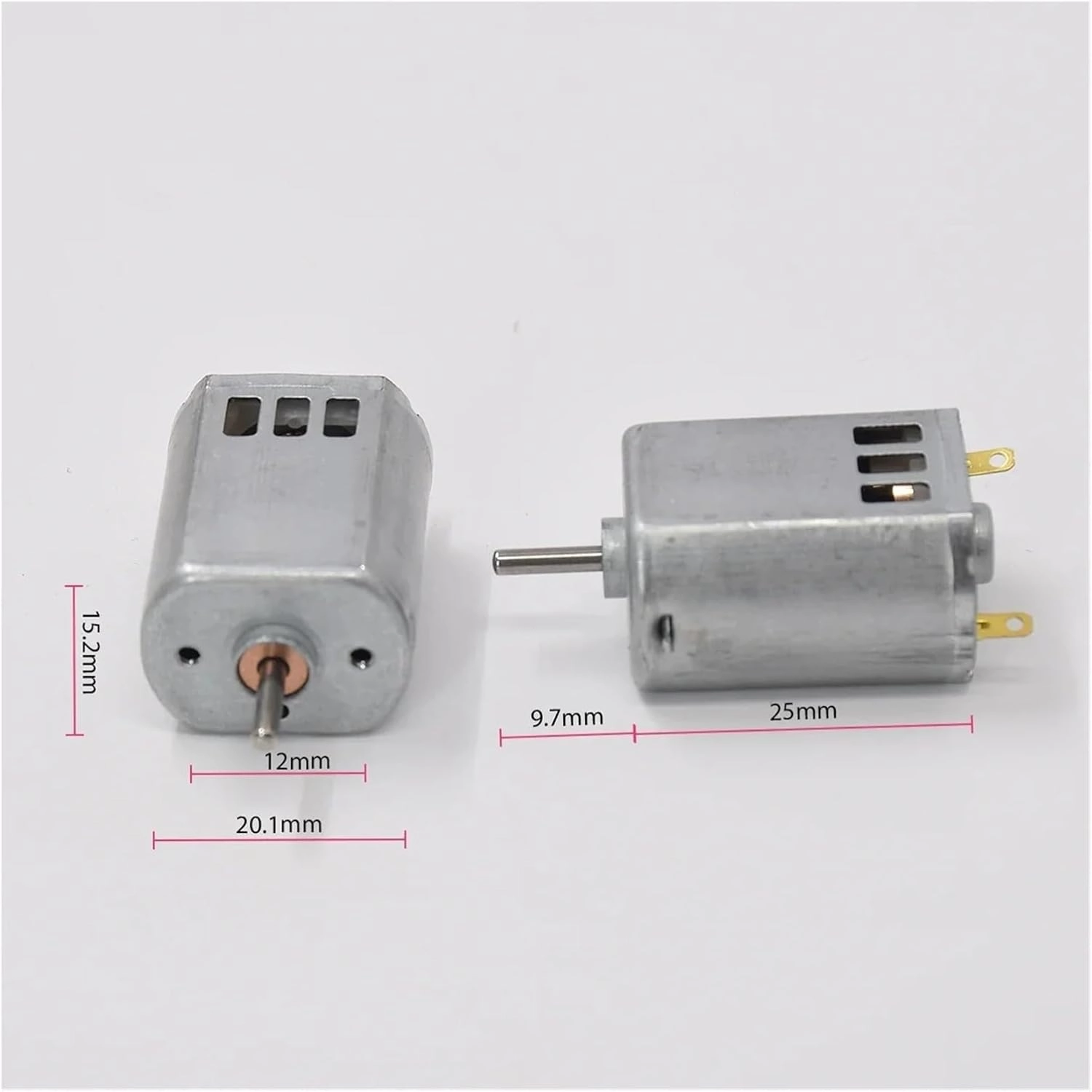 FK-130PH 130SH Micro 15mm*20mm Electric Motor DC 3V 3.7V 6V 7.4V High Speed Mini 130 Carbon Brush Motor Toy Slot Car Engine(7.4V version)