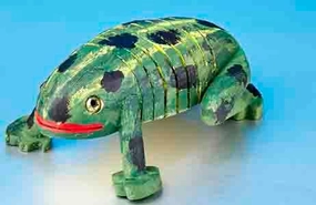Flexible Wooden Frog