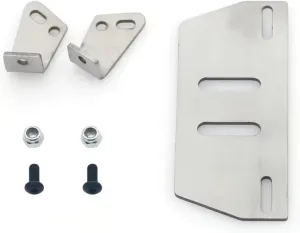 for Axial for SCX10 II 90046 for TRX-4 1/10 for Racing Stainless Steel Frame Protector for Chassis Guard Board Rc Car Parts Upgrade Use RC Car DIY Parts