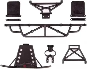 for EMB-SC EP 1:14 LC for Racing SC Bumper Set Black RC Car Off Road RC Crawler Vehicle Parts and Accessories Upgrade and Replacement RC Car DIY Parts
