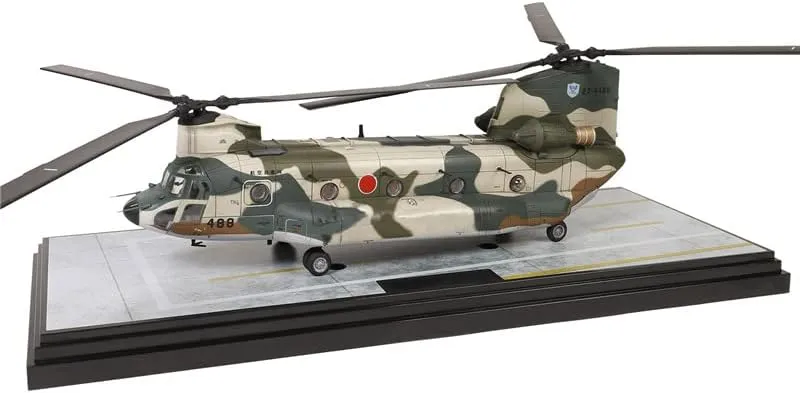for FOV Chinokan Double-Rotor Heavy Helicopter of The CH-47LR Rescue Mission of The Japan Air Self-Defense Force 1/72 Aircraft Pre-Built Model