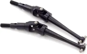 for Hyper Go for MJX H16BM H16 16207 14209 14210H14BM 1/16 Driveshaft Steel Metal Drive Shaft CVD RC Car Upgrade Parts Accessories RC Car DIY Parts(Black)
