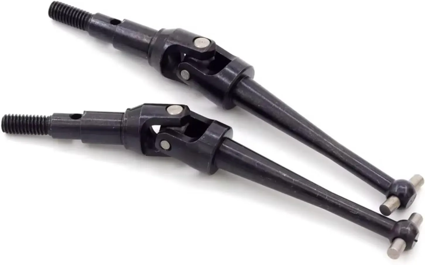 for Hyper Go for MJX H16BM H16 16207 14209 14210H14BM 1/16 Driveshaft Steel Metal Drive Shaft CVD RC Car Upgrade Parts Accessories RC Car DIY Parts(Black)