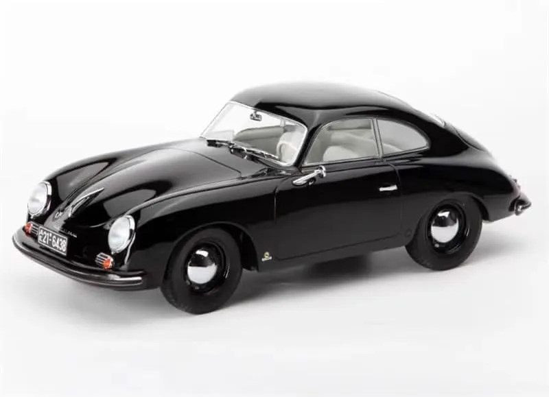 for Norev for Porsche for 356 Coupé 1952 Black 1:18 Car Pre-Built Model