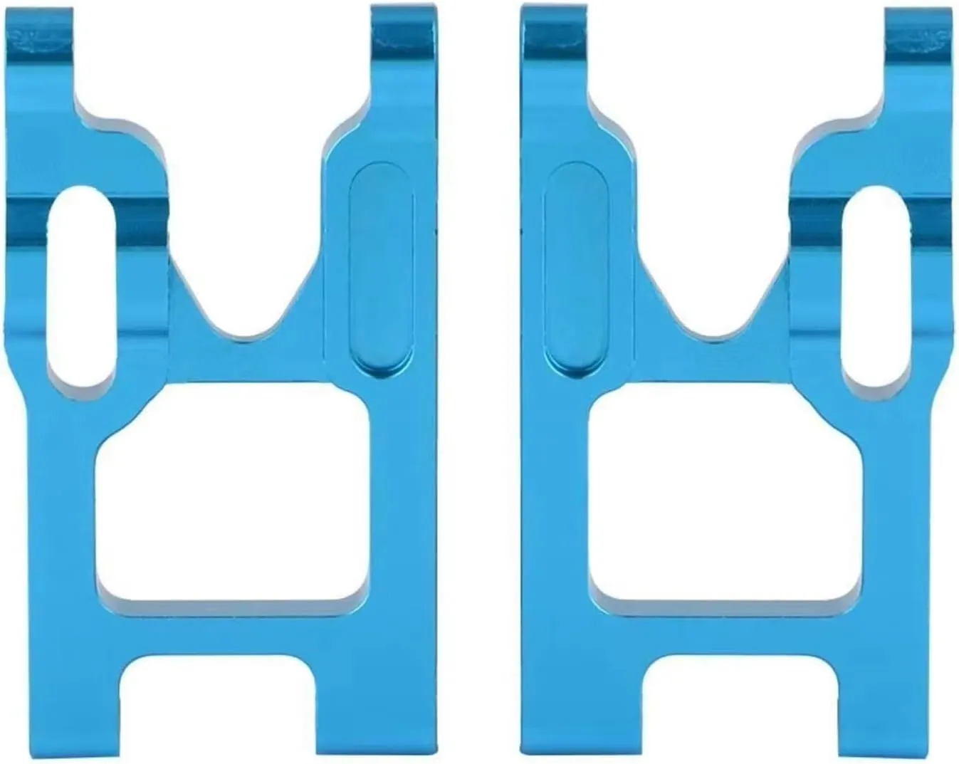 For Wltoys 12428 / FY03 Front Suspension Arms 2 Pcs Aluminium Alloy Front Suspension Arms With Screws RC Car Upgrade Acc Replacement RC Car DIY Parts(Blue)