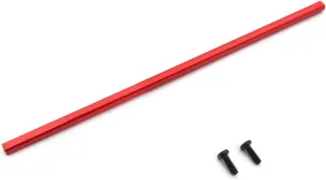 for Wltoys 144001 144010 1444002 1/14 Metal Main Central Axle Drive Shaft Upgrade Parts RC Car Spare Parts Accessories Replacement Use RC Car DIY Parts(Red)