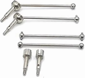 for WLtoys 144001 144002 124016 124017 124018 124019 4Pcs Metal Front & Rear CVD Drive Shaft RC Car Upgrade Parts Accessories RC Car DIY Parts