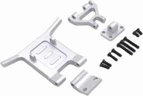for WLtoys 144001 144002 124016 124017 124018 124019 RC Car for Universal Metal Upgrade Front Bumper Parts Accessories Upgrade and Replacement RC Car DIY Parts(White)