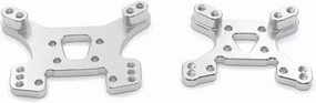 for Wltoys 144001 144002 144010 124007 124017 124019 Metal Front and Rear Shock Tower RC Car Upgrade Parts Accessories RC Car DIY Parts(Silver)