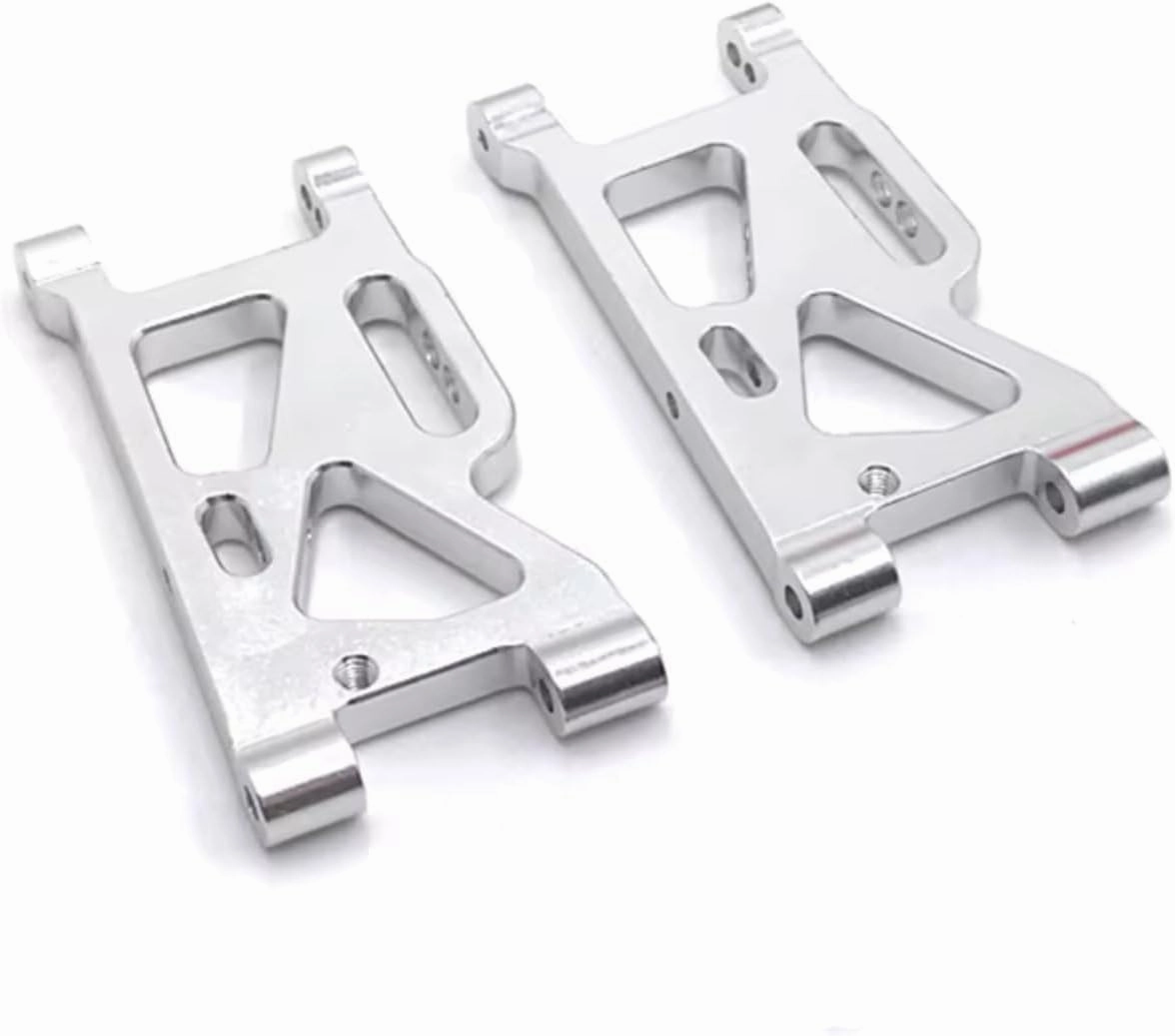 for WLtoys 1/14 144010 144001 144002 1/12 124016 124017 124018 124019 Metal Upgrade Front for Swing Arm RC Car Parts RC Car DIY Parts(Silver)