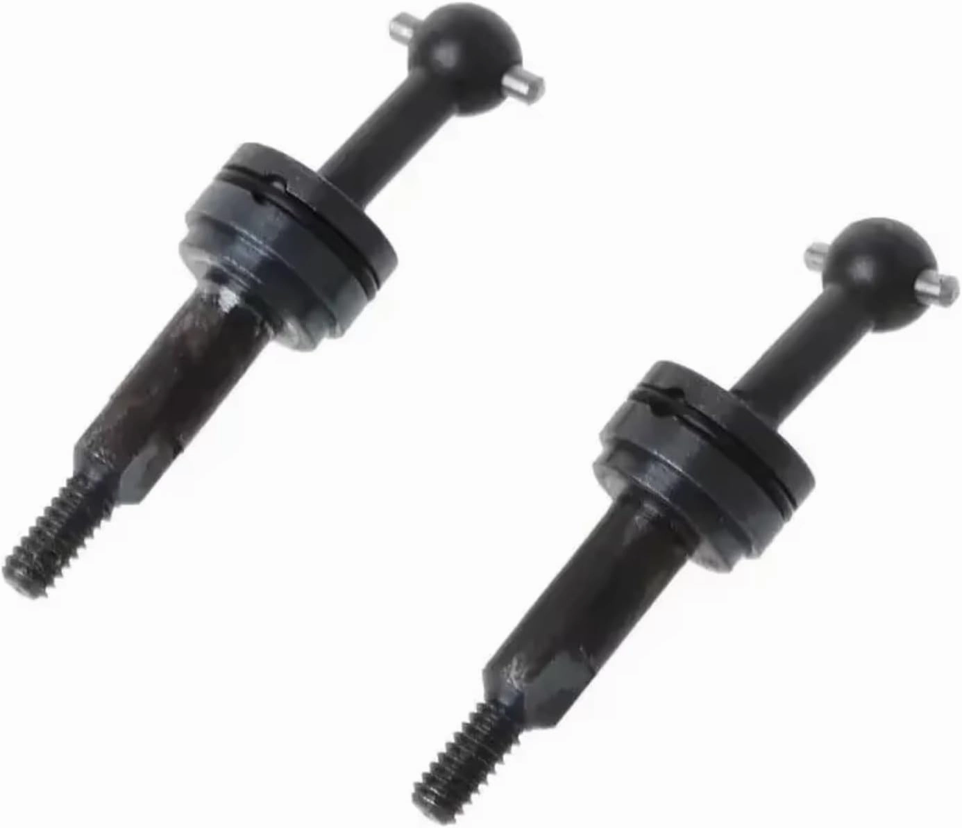 for Wltoys K969 K979 K989 K999 P929 P939 1/28 1pair Metal Front Or Rear CVD for Universal Joint Shaft Transmission RC Upgrade Parts RC Car DIY Parts(Black)